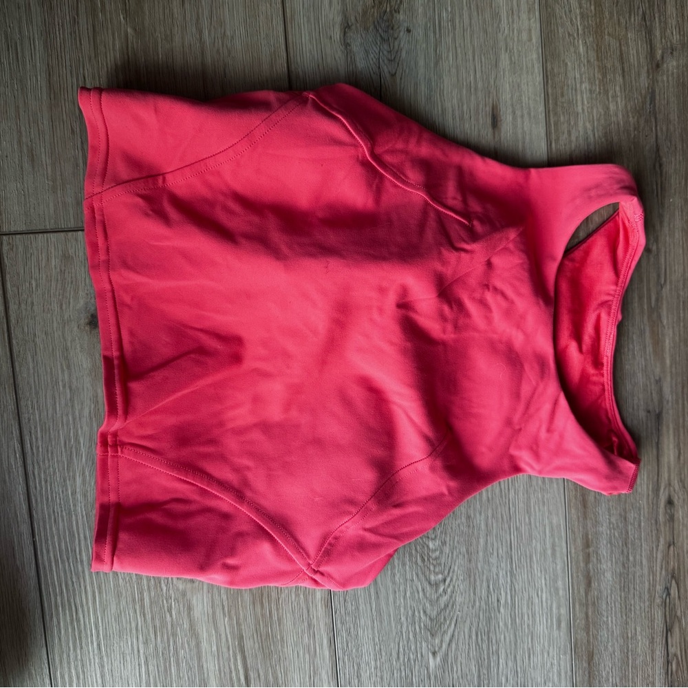 lululemon athletica Pink Racerback Crop Tank